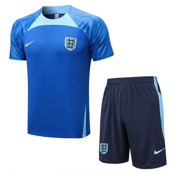 Camiseta Entrenamiento Inglaterra Conjunto Completo 2022/2023 Azul